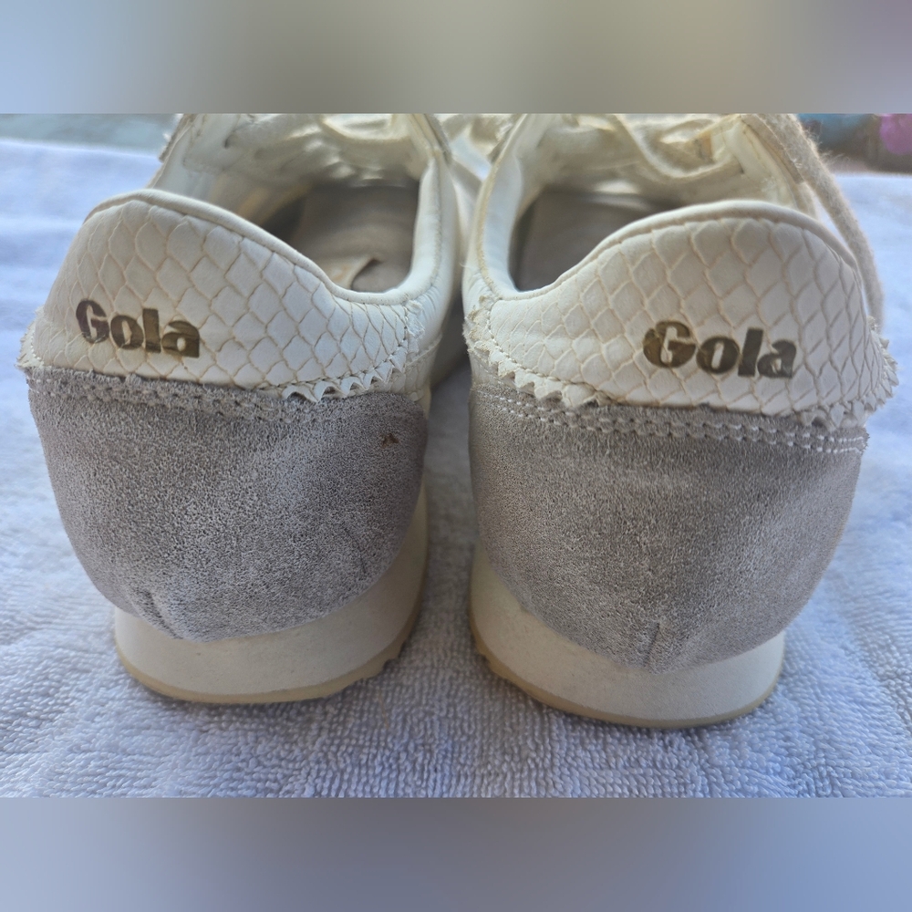 Gola Boston Gray and White Sneakers - Picture 3 of 7